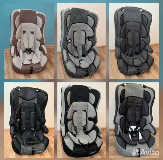 Автокресло (новое) с бустером Zlatek до 36 кг
