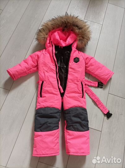Зимний комбинезон для девочки 92