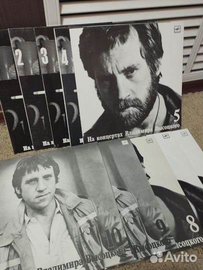 Виниловые пластинки Высоцкий, качество Near Mint