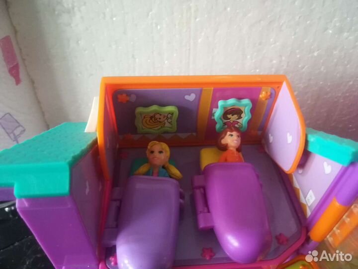 Домик и парикмахерская для магнитных Polly Pocket