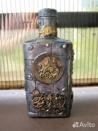 Графин бутылка стимпанк