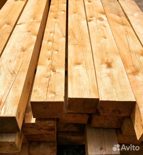 Качественный брус лиственница сухой 140х140мм