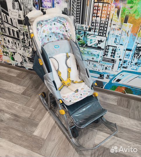 Коляска санки