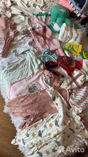 Вещи пакетом на девочку 62 68