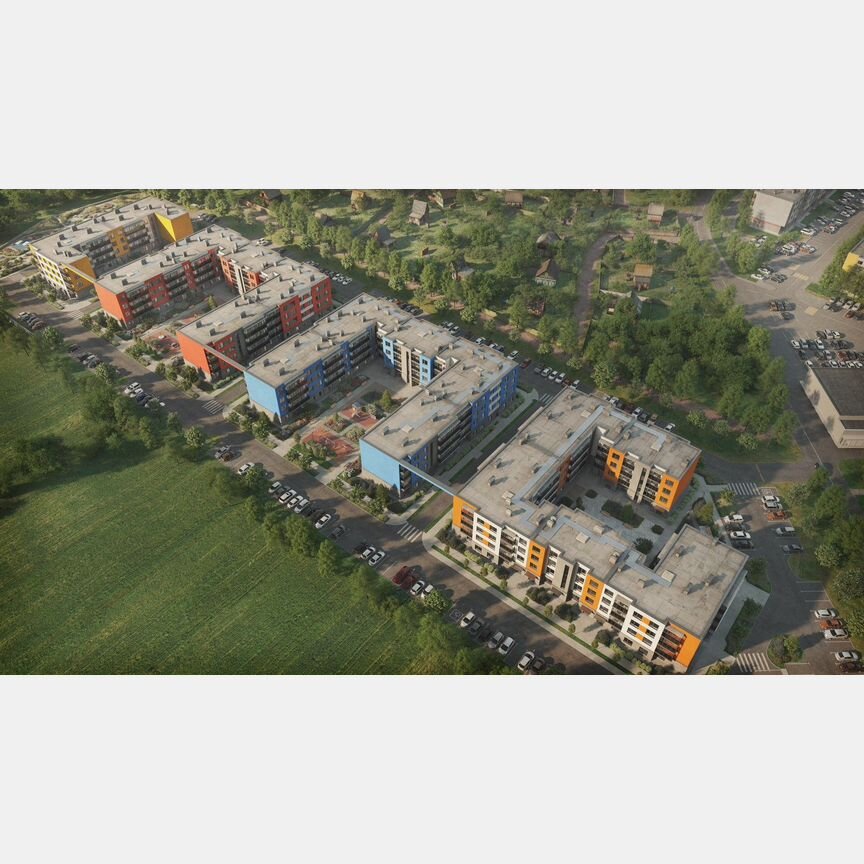 1-к. квартира, 40 м², 2/4 эт.
