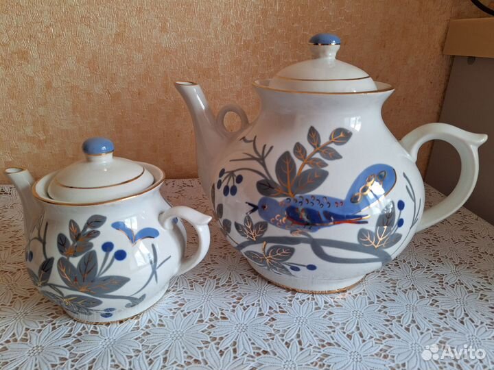 Чайники фарфор СССР 2шт