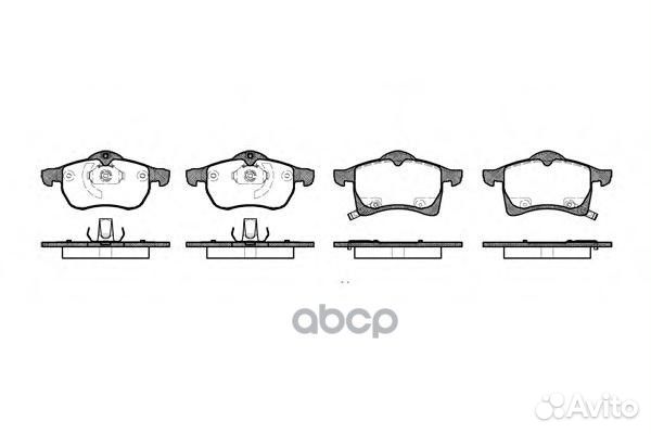 683 02 колодки дисковые п. Opel Astra G 1.8i