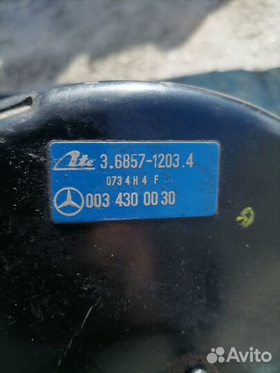 Вакуумный усилитель тормозов + гтц Mercedes