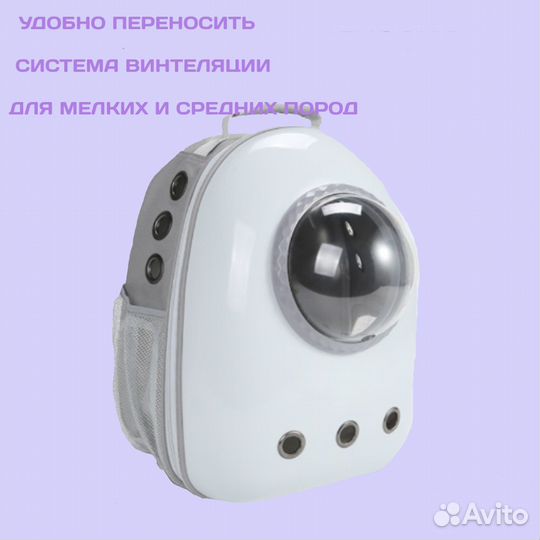 Переноска рюкзак для кошек и маленьких пород собак