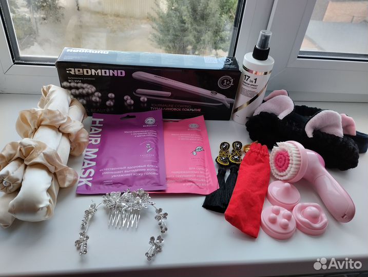 Пакетом уход за волосами и лицом