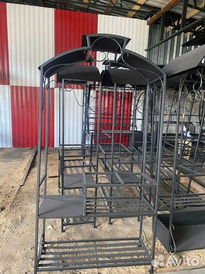 Мангал с крышей