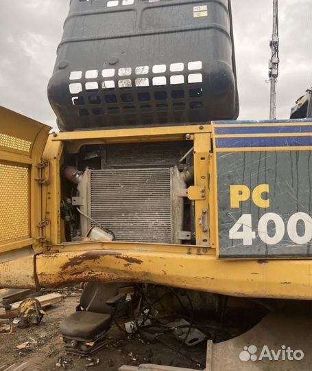 Разбор экскаватора Komatsu PC 400-7