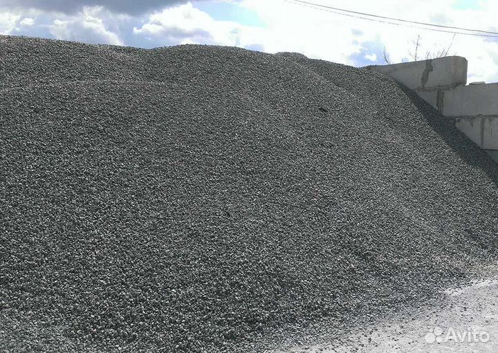 Шлаковый щебень, гранитный щебень