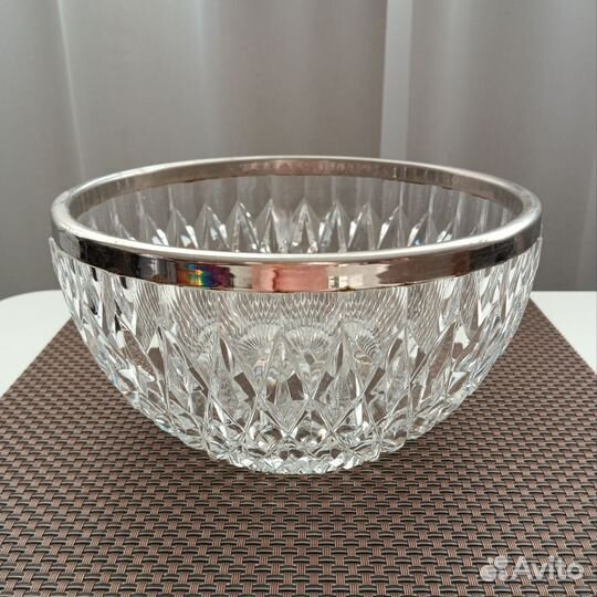 Салатник хрустальный