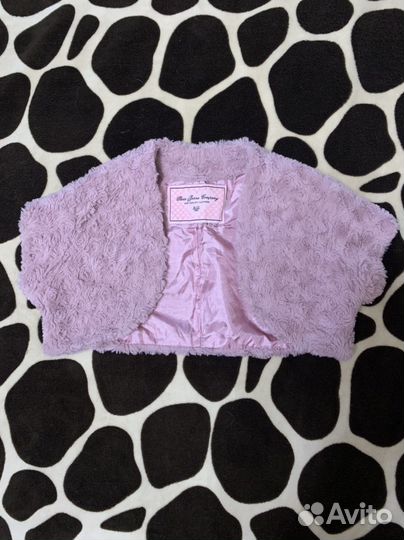 Меховая накидка для девочки
