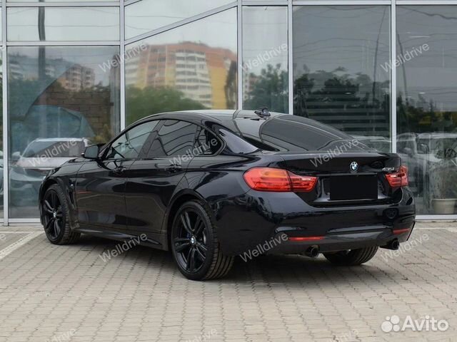 Крышки зеркал BMW F36 М4 дорест черн глянц тюнинг