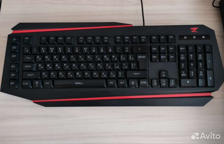 Игровая мембранная клавиатура ZET gaming Spell RGB