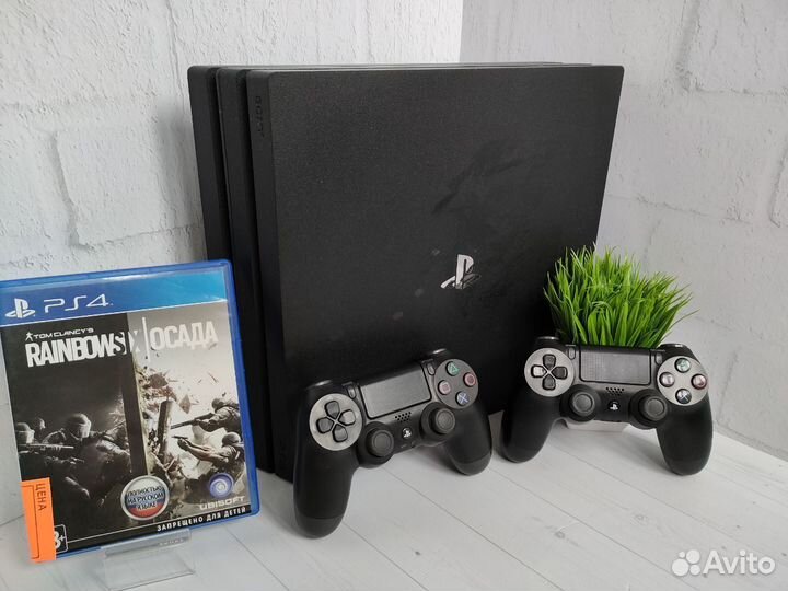 PS4 pro 2геймпада игры