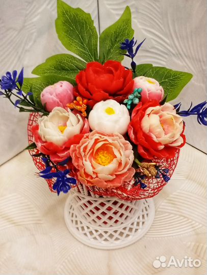 Букеты из мыла ручной работы