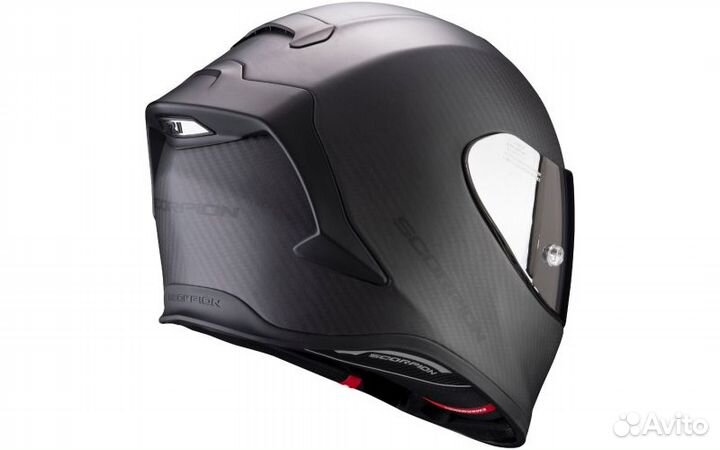 Мотошлем EXO-R1 carbon AIR solid, цвет карбон мат
