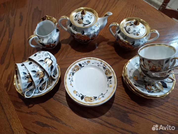 Чайный сервиз вербилки СССР