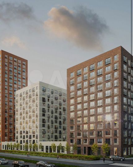 1-к. квартира, 52 м², 4/14 эт.