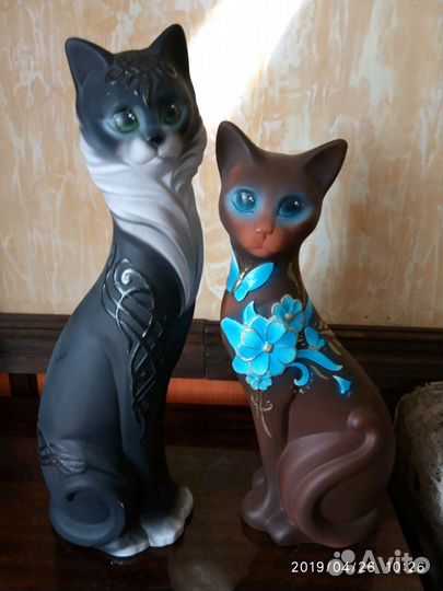 Кошки разные. Новые. Ручная работа
