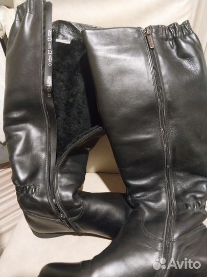 Зимние женские сапоги 38 натуральная кожа