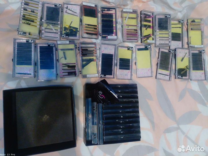 Ресницы для наращивания пучки