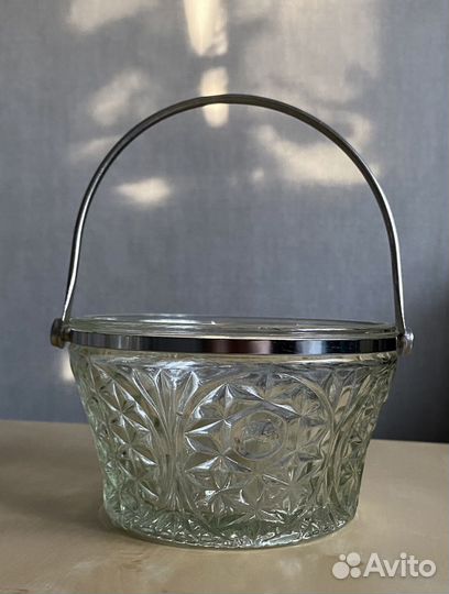 Стеклянные сахарницы. СССР