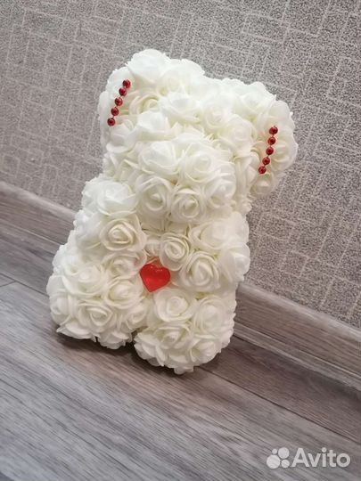 Мишка из роз