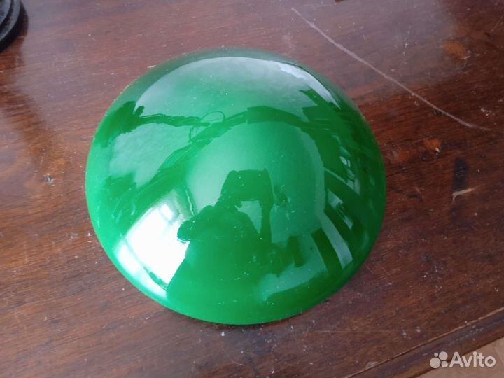 Лампа настольная Зеленый плафон