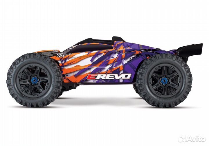 Кузов Traxxas E-Revo 2.0 фиолетовый со стойками
