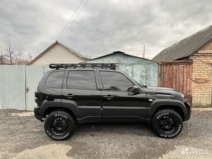 Багажник на крышу niva chevrolet travel тревел