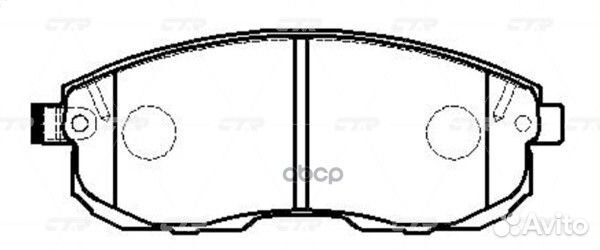 Колодки тормозные дисковые nissan juke/maxima/T