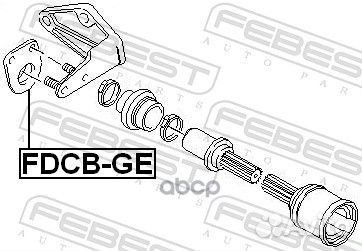 Подшипник привода колеса fdcb-GE fdcb-GE Febest