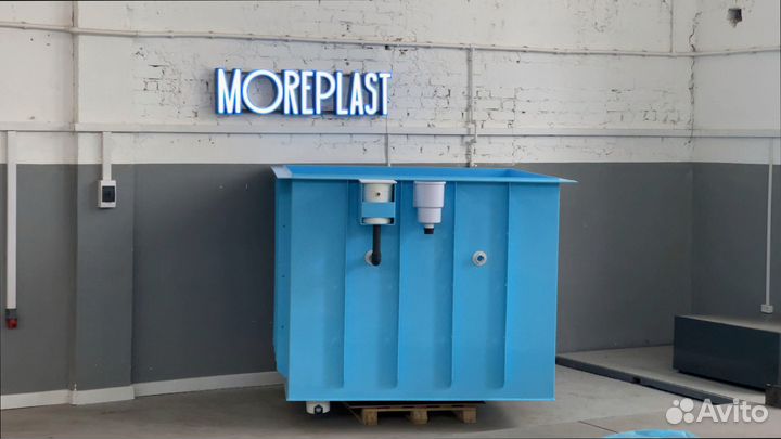 Квадратная купель пластиковая / пвх / композитная