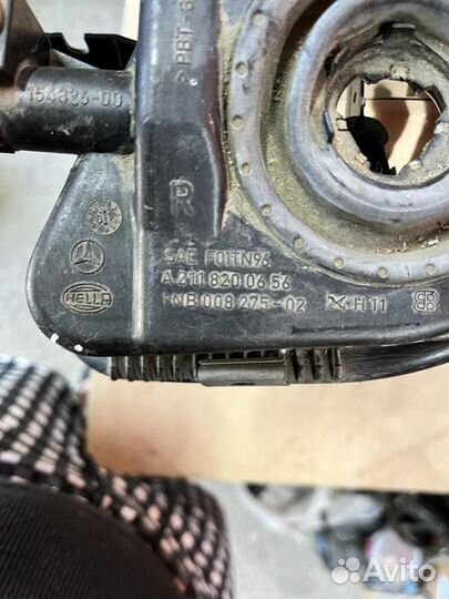 Противотуманная R фара Mersedes E-class w211