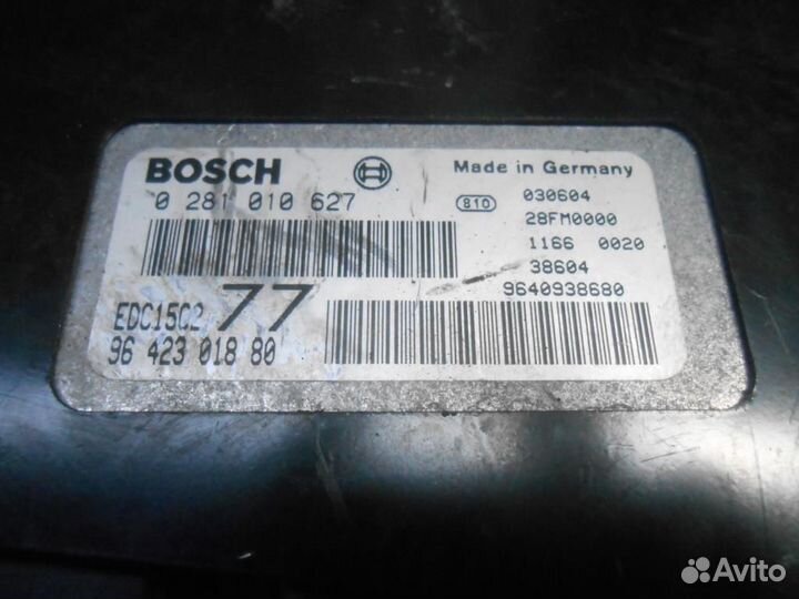 Блок управления двигателем Peugeot 406