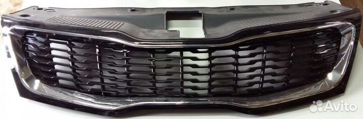 Решетка радиатора хром Kia Rio 3 2011-2015