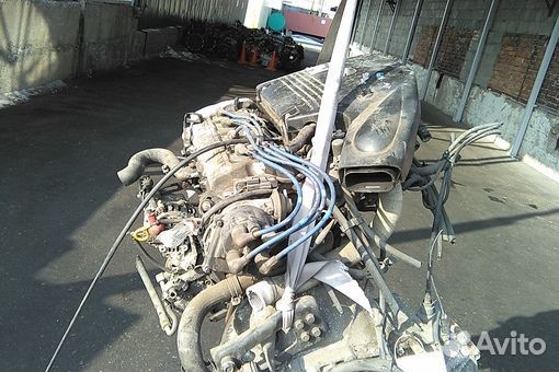 Двигатель в сборе двс nissan AD Y10 ga15ds 1996