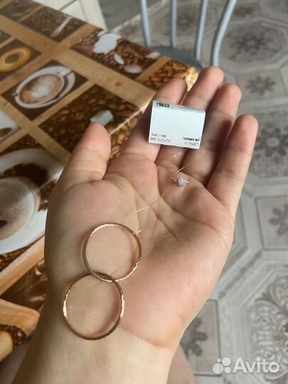 Золотые серьги