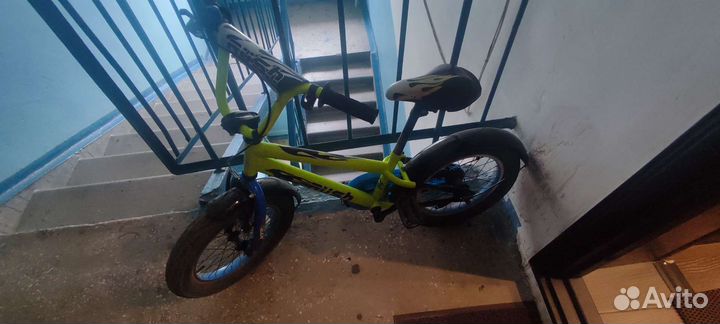 Детский велосипед бу 16колеса