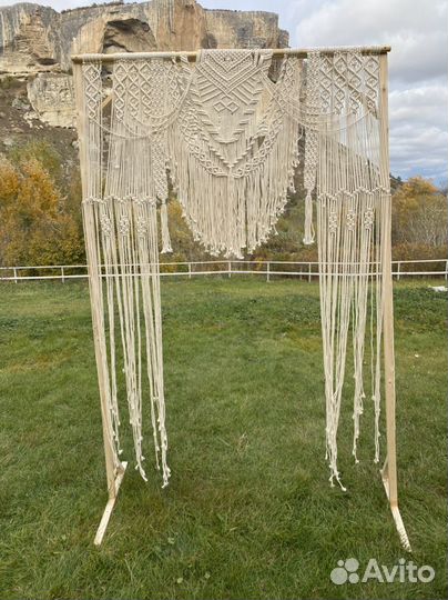 Арка свадебная макраме