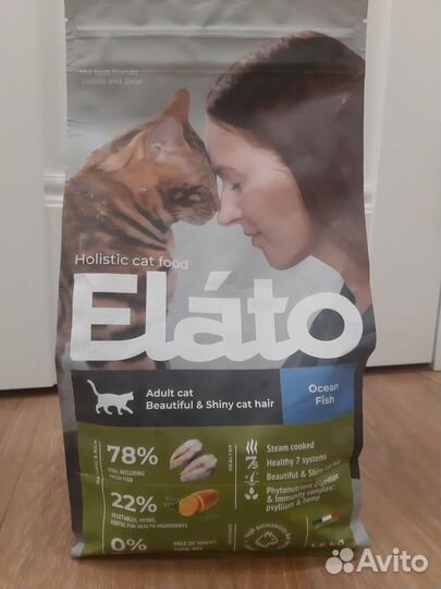 Сухой корм для кошек Elato
