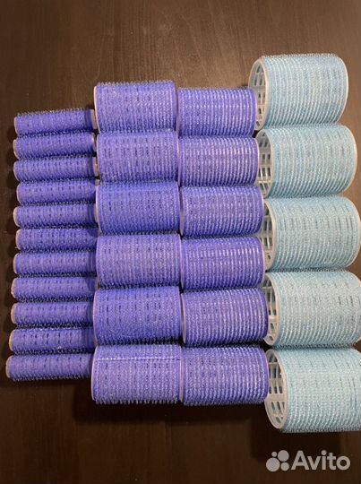 Бигуди на липучках разного диаметра