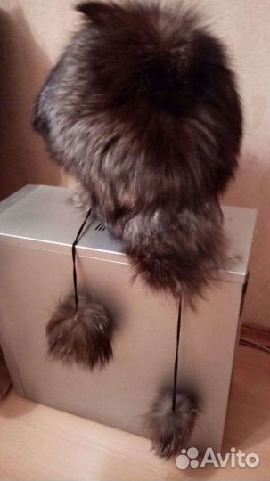 Шапка женская чернобурка