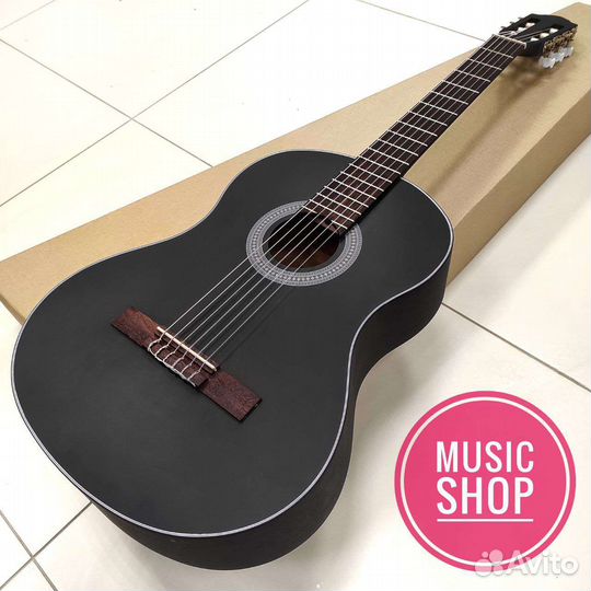 Гитара новая классическая Flight красное дерево