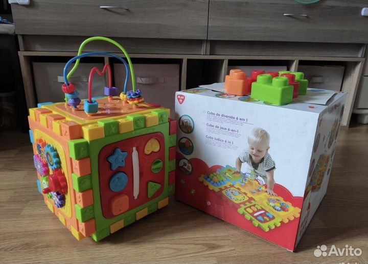 Развивающий куб визиборд для детей