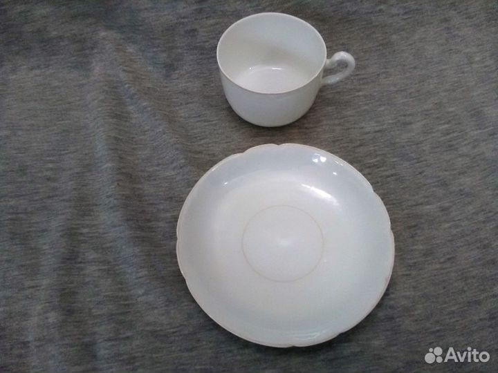 Фарфор Чашка и Блюдце Ифз Николай II 1908 1904